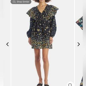 Multi Floral Field of Dreams Mini Dress NWT